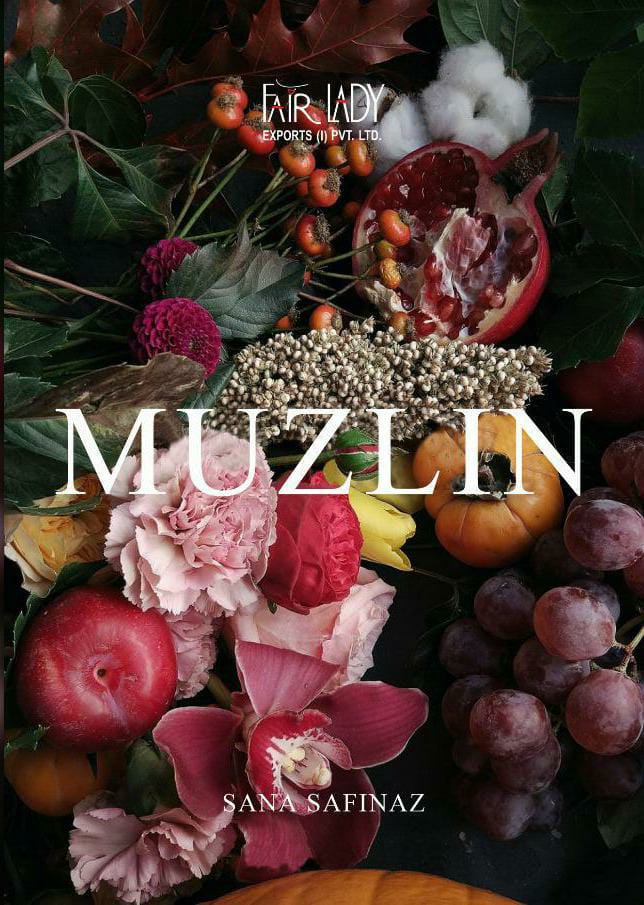 Fair Lady Presents Sana Safinaz Muzlin Pure Jam Satin Digital Print Pakisatni Suits Wholesale Rate Surat