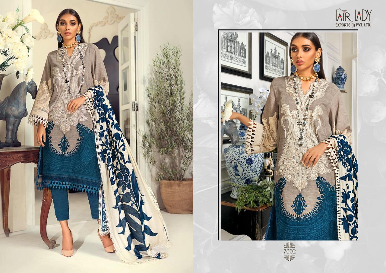 Fair Lady Presents Sana Safinaz Muzlin Pure Jam Satin Digital Print Pakisatni Suits Wholesale Rate Surat