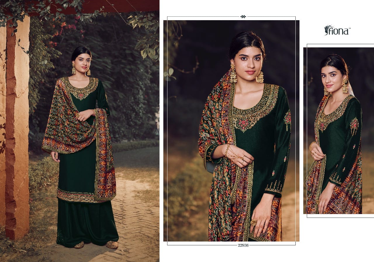 Fiona Presents Gulfam Super Soft Silk With Handwork Fancy Designer Salwar Kameez Wholesaler At Surat
