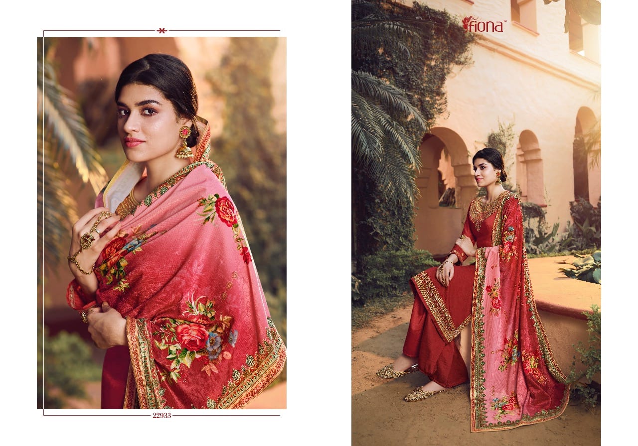 Fiona Presents Gulfam Super Soft Silk With Handwork Fancy Designer Salwar Kameez Wholesaler At Surat