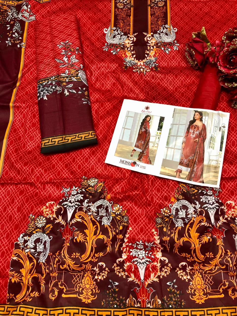 Nafisa Cotton Presents Monsoon Cotton Collection Vol 5 Cotton Print Pakistani Suits