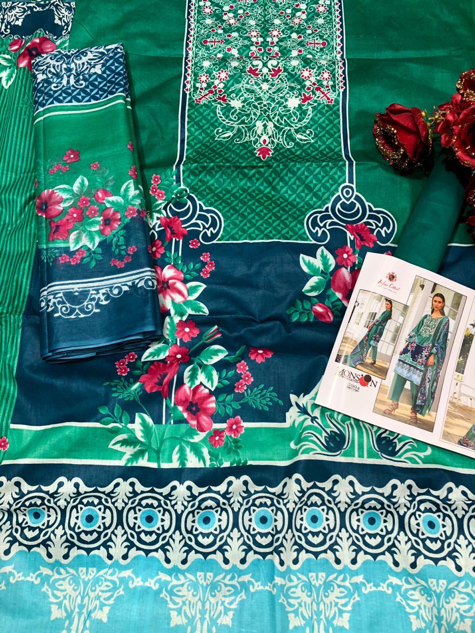 Nafisa Cotton Presents Monsoon Cotton Collection Vol 5 Cotton Print Pakistani Suits