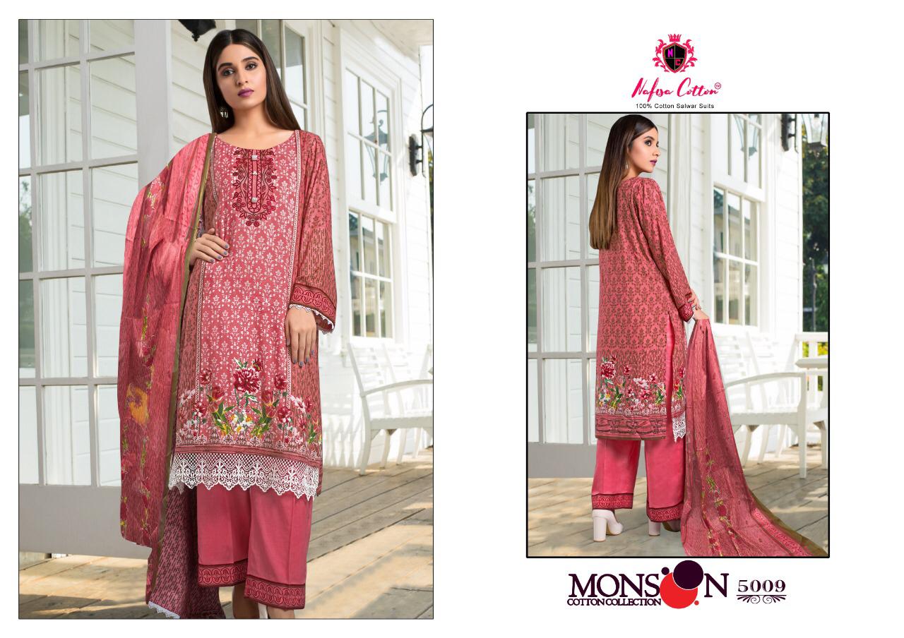 Nafisa Cotton Presents Monsoon Cotton Collection Vol 5 Cotton Print Pakistani Suits