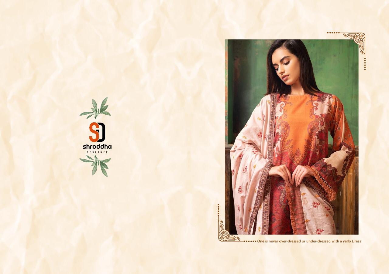 Shraddha Designer Presents Sobia Nazir Vital Vol 2 Lawn Cotton With Heavy Embroidery Work Salwar Suit Wholesale Dealer