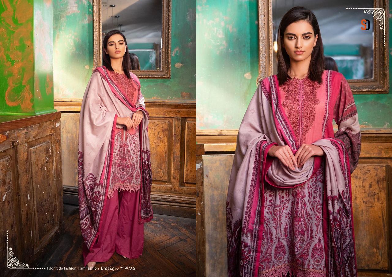 Shraddha Designer Presents Sobia Nazir Vital Vol 2 Lawn Cotton With Heavy Embroidery Work Salwar Suit Wholesale Dealer
