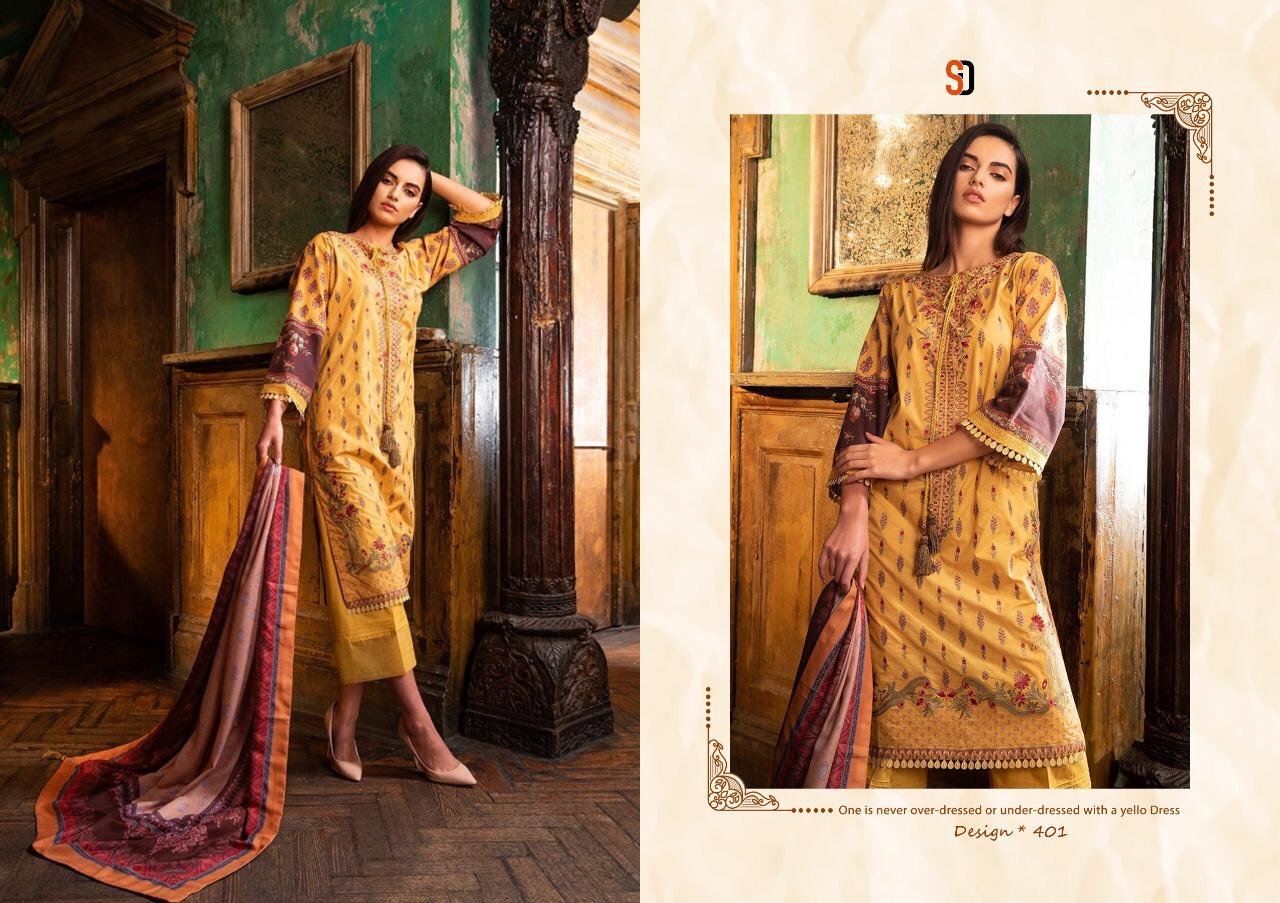 Shraddha Designer Presents Sobia Nazir Vital Vol 2 Lawn Cotton With Heavy Embroidery Work Salwar Suit Wholesale Dealer