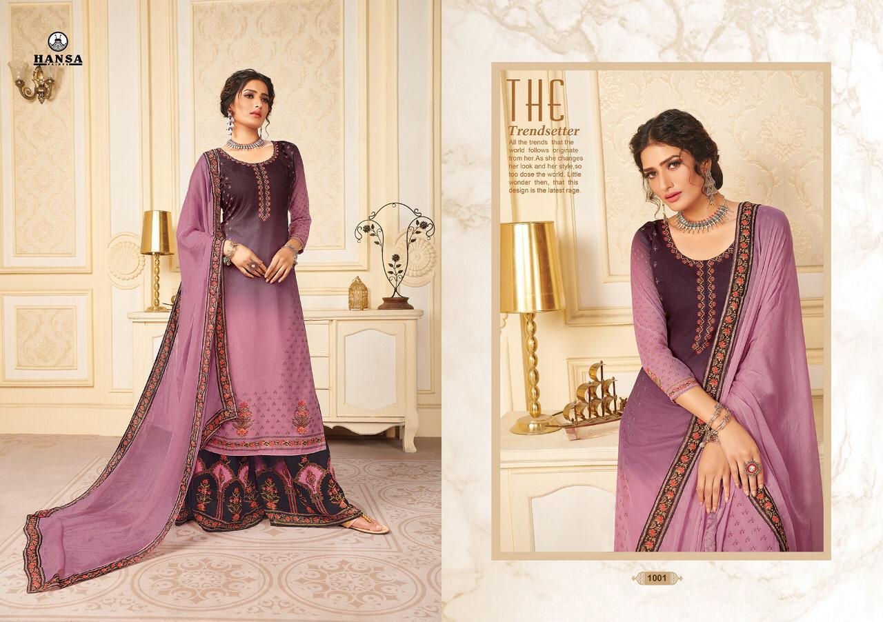 Hansa Prints Exclusive Era Georgette Digital Print With Handwork Salwar Kameez Wholesale Delar Surat