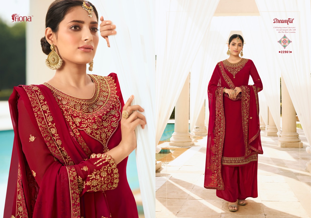 Fiona Launched Gulsan Georgette Fancy Designer Salwar Kameez Wholesale Dealer Surat