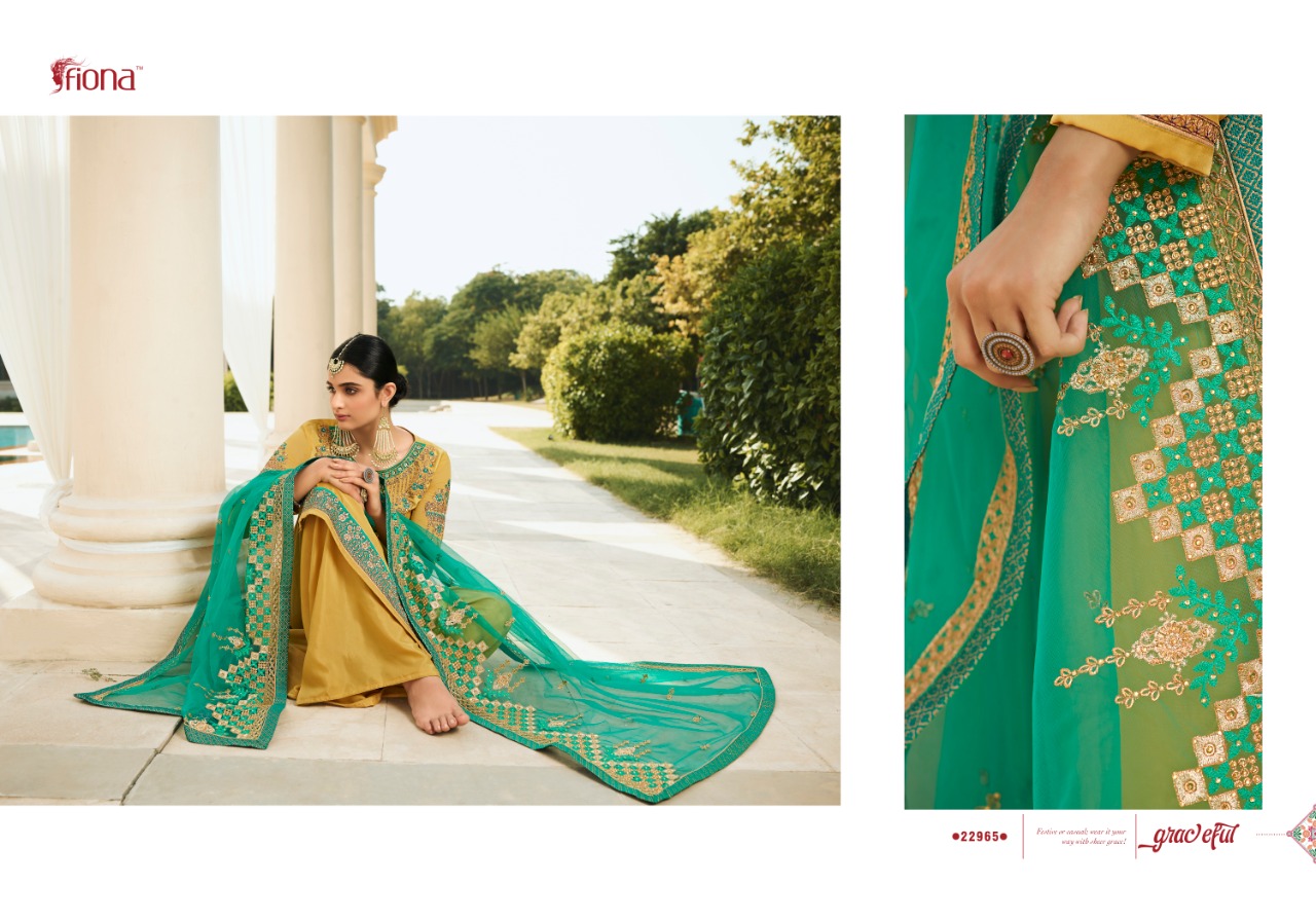 Fiona Launched Gulsan Georgette Fancy Designer Salwar Kameez Wholesale Dealer Surat
