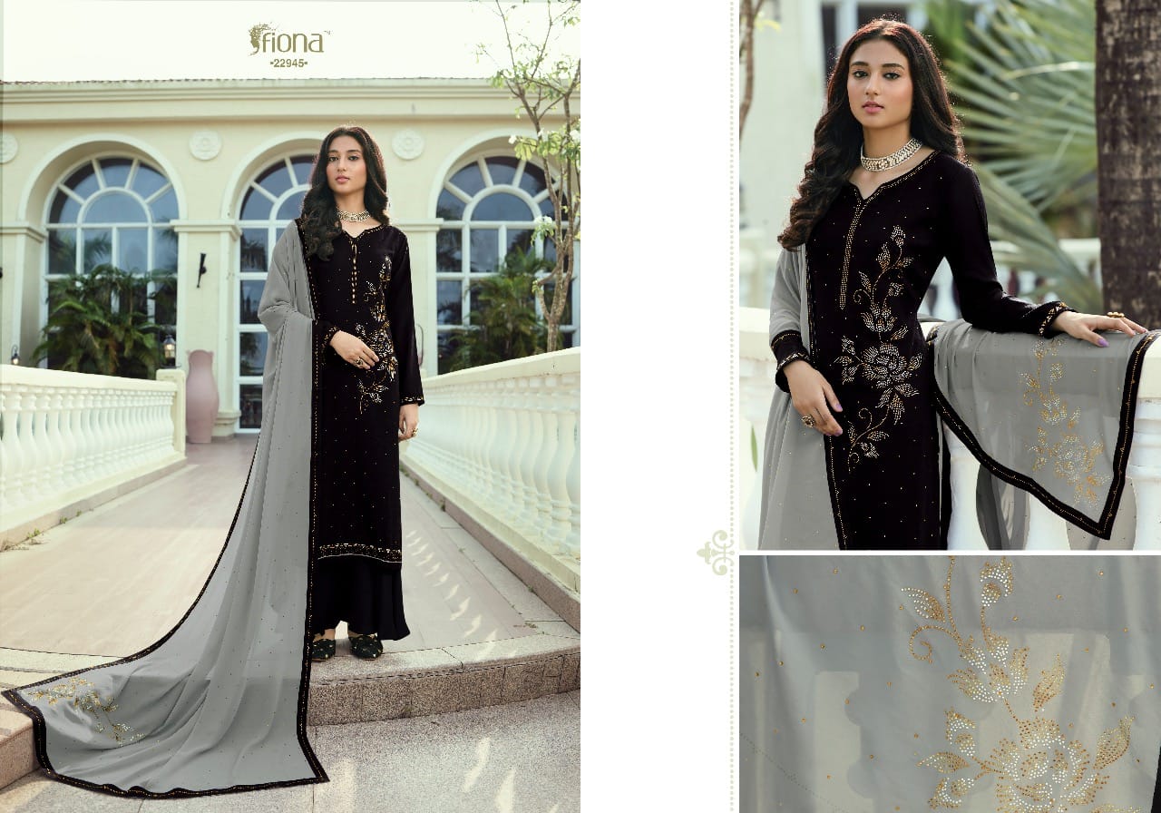 Fiona Launched Ujjwala Vol 5 Shree Soft Silk With Designer Top Salwar Kameez Wholesale Dealer Surat