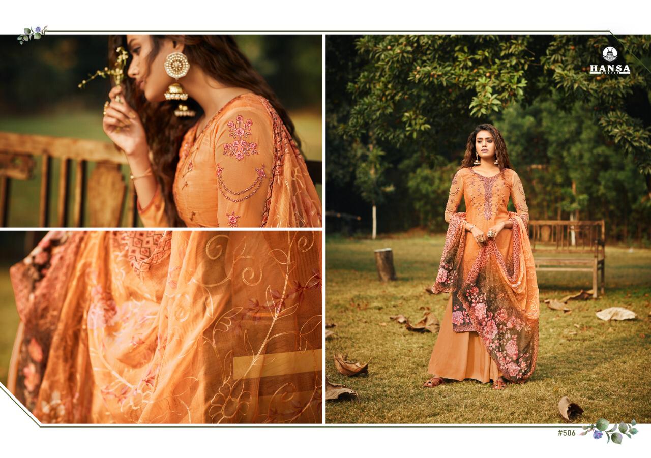 Hansa Launched Somya Crape Digital Print With Work Salwar Kameez Wholesale Dealer Surat