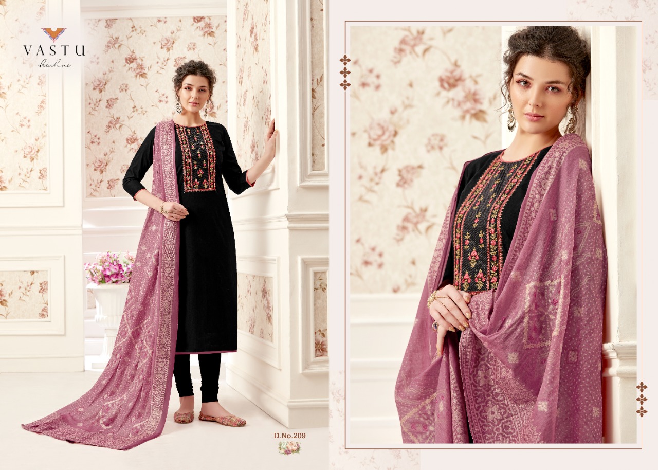 Vastu Tex Launched Netra Vol 2 Lawn Cotton Print With Heavy Work Salwar Suits Wholesale Dealer Surat