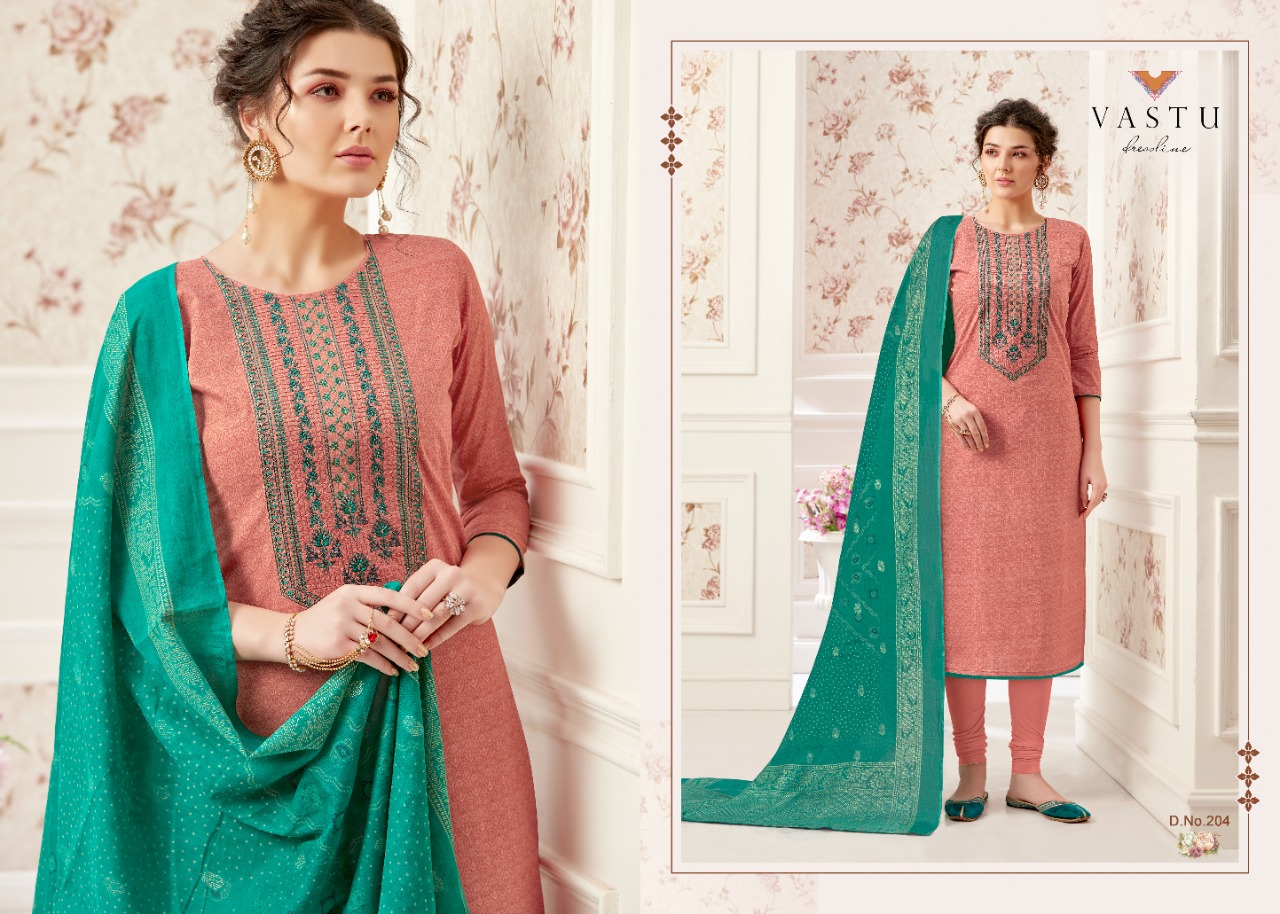 Vastu Tex Launched Netra Vol 2 Lawn Cotton Print With Heavy Work Salwar Suits Wholesale Dealer Surat