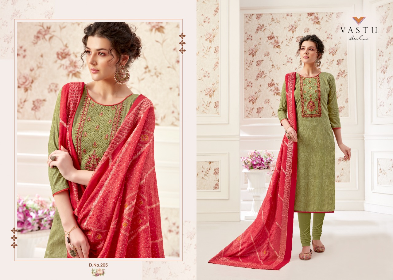 Vastu Tex Launched Netra Vol 2 Lawn Cotton Print With Heavy Work Salwar Suits Wholesale Dealer Surat