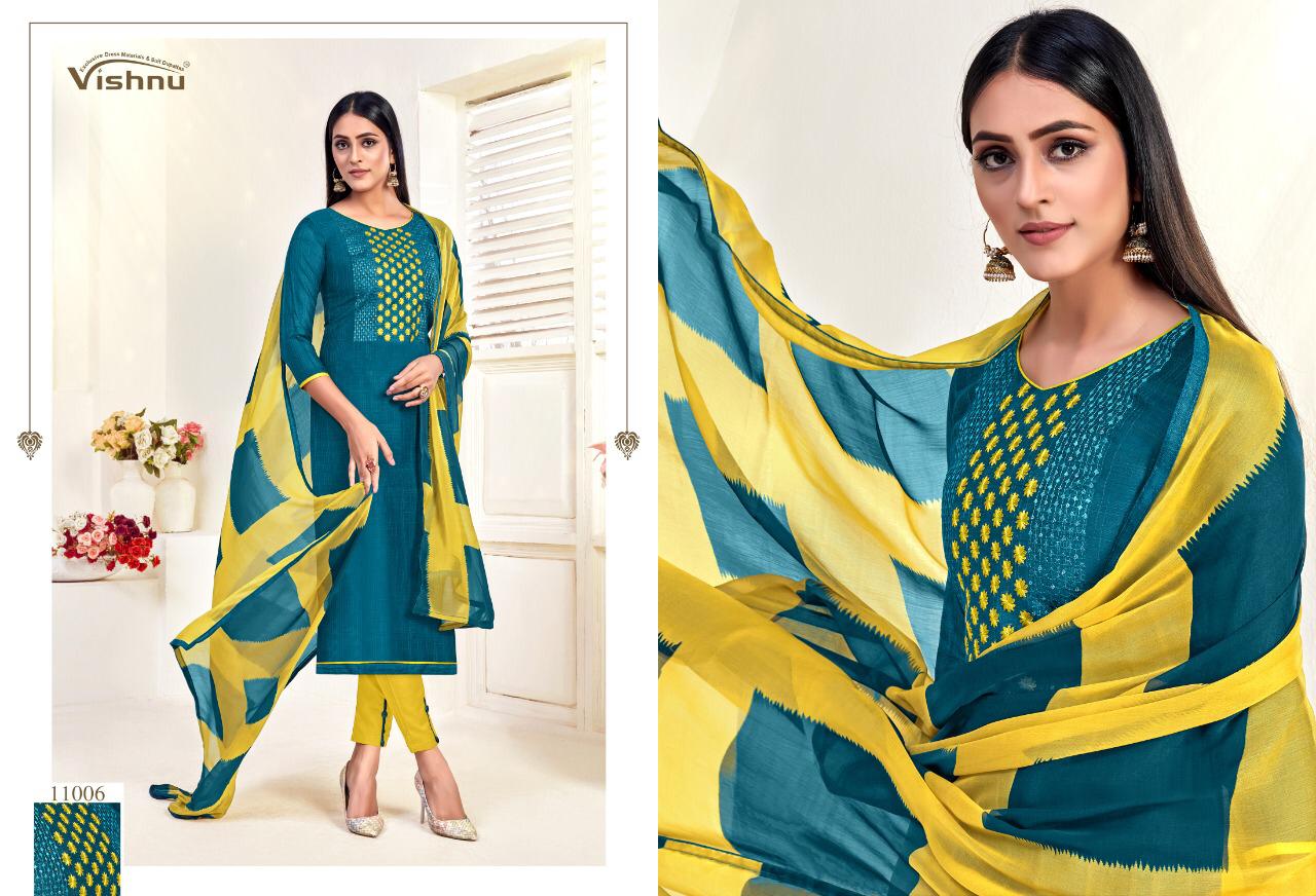 Vishnu Impex Presents Dermy Cool Vol 15 Silk Fancy Designer Salwar Suits