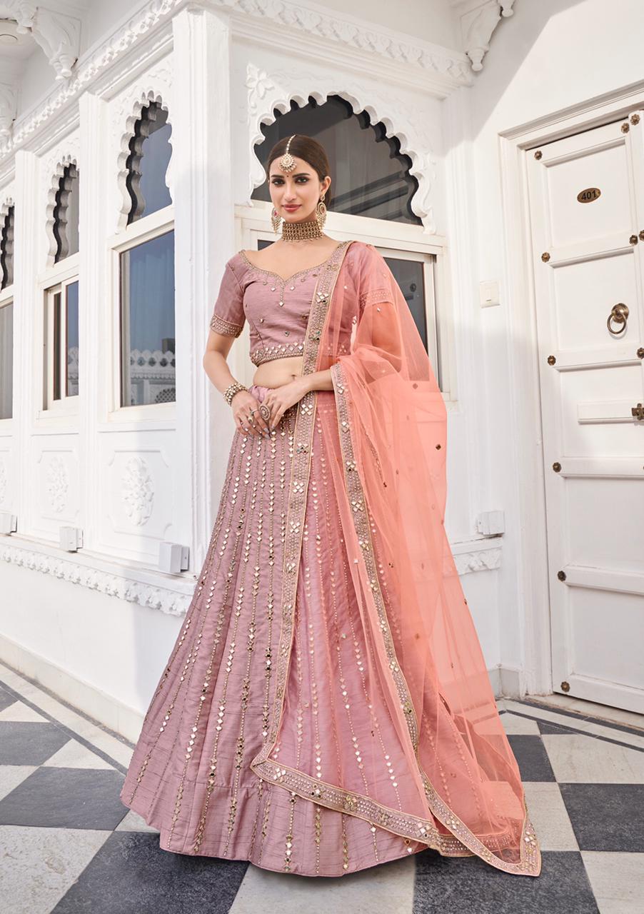 Alizeh Launched Mirror Maze Vol 2 Heavy Silk With Zari Emroidery Mirror Work Wedding Wear Lehengas Wholesale Dealer Surat