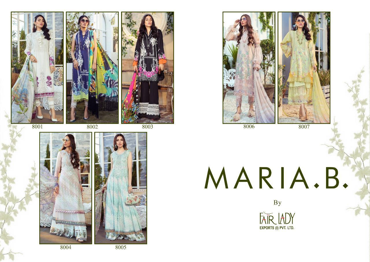 Fair Lady Launched Maria B Pure Jam Satin Digital Print With Heavy Embroidery Work Pakistani Suits Wholesale Dealer Surat