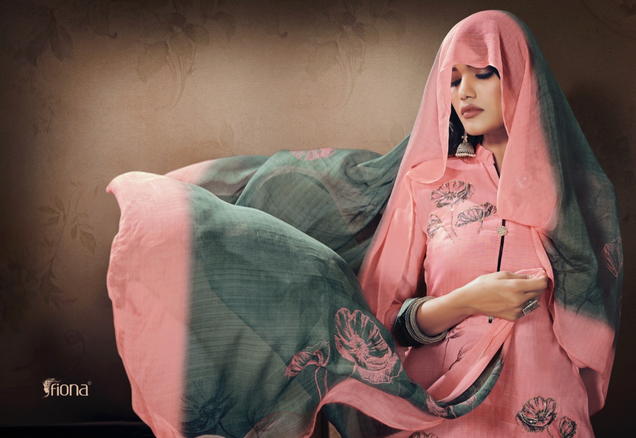 Fiona Launched Nazakat Pure Jam Silk With Embroidery Handwork Fancy Dress Material Suits Wholesale Dealer Surat