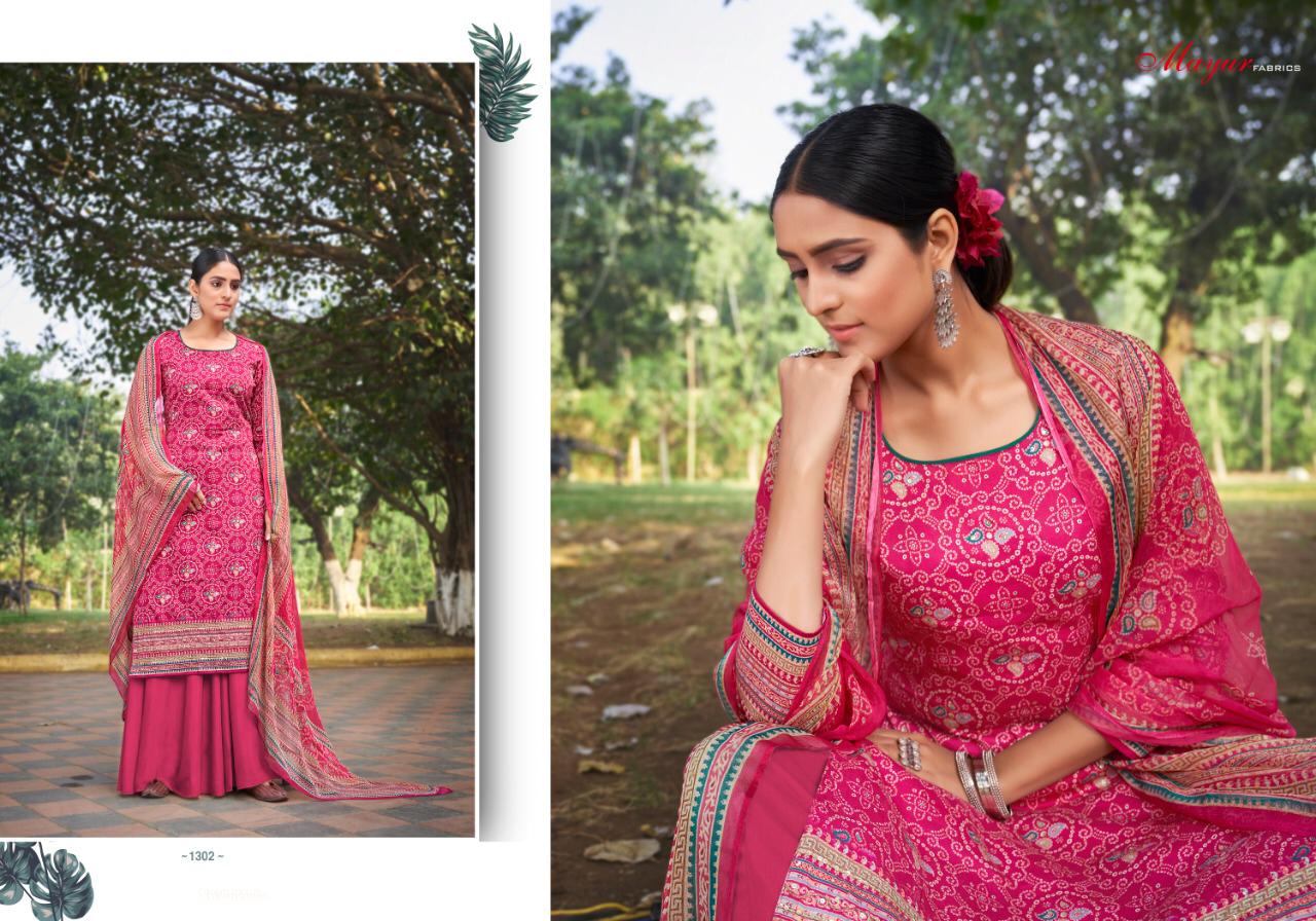 Hansa Launched Bandhani Pure Jam Cotton Digital Print With Hand Work Dress Material Suits Wholesale Dealer Surat
