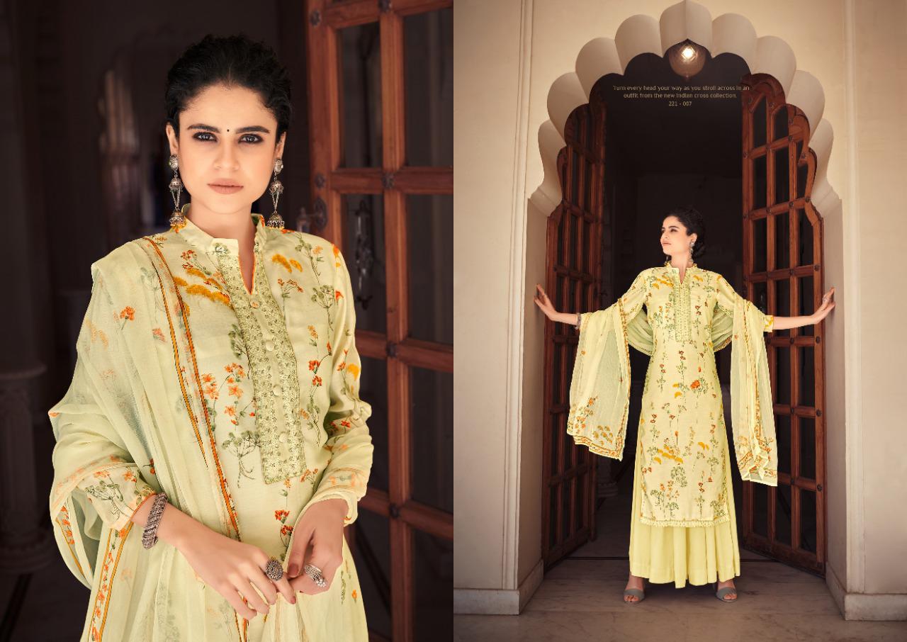 Sargam Prints Launched Alexa Pure Cotton Silk Print With Embroidery Patti Salwar Suits Wholesale Dealer Surat