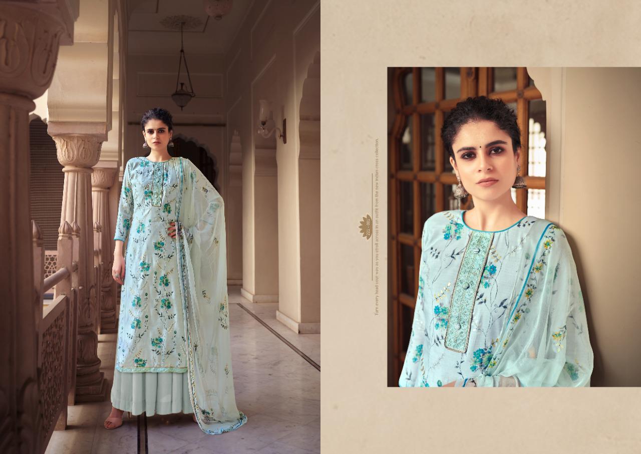 Sargam Prints Launched Alexa Pure Cotton Silk Print With Embroidery Patti Salwar Suits Wholesale Dealer Surat
