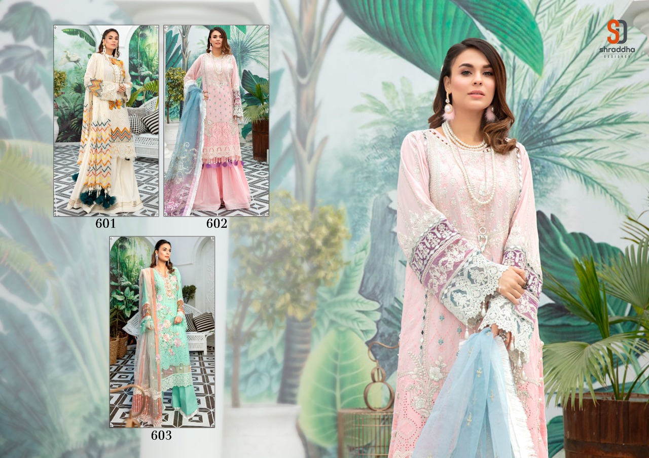 Shraddha Designer Launched Charizma Vol 4 Cambric Cotton With Chicken Embroidery Work Pakistani Suits Wholesale Dealer Surat