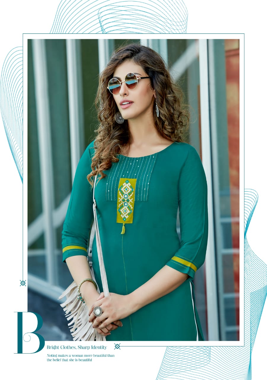 Mittoo Launched Palak Vol 24 Heavy Rayon Fancy Designer Regular Wear Kurtis Wholesale Dealer Surat