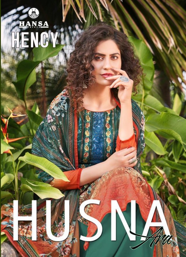 Hansa Launched Hency Georgette Digital Print With Work Fancy Designer Salwar Kameez Wholesale Dealer Surat