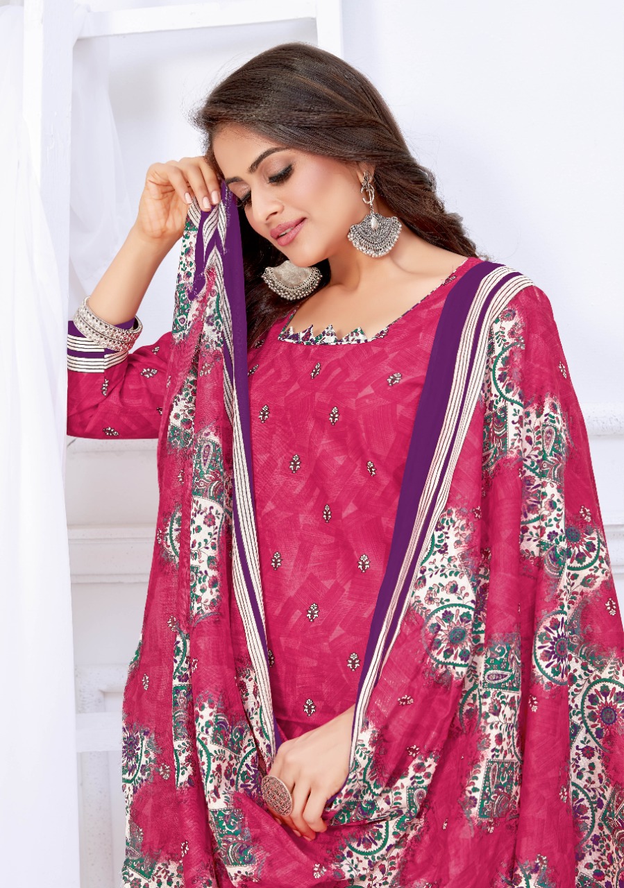 Mishri Creation Launched Pritam Patiyala Heavy Pure Cotton Patiyala Style Dress Material Suits Wholesale Dealer Surat