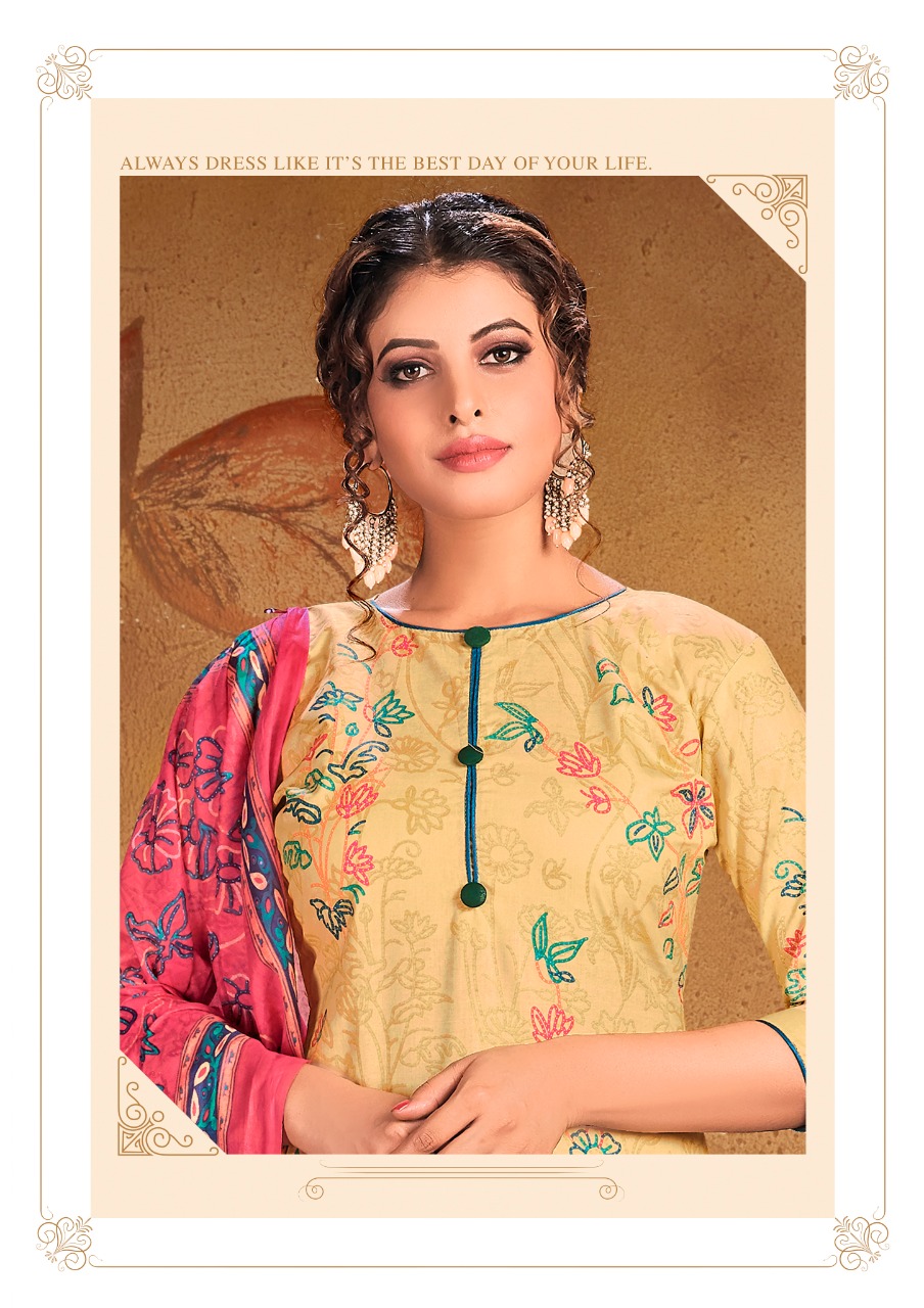 Mishri Creation Vanila Heavy Pure Cotton With Fancy Print Casual Wear Dress Material Salwar Suits Wholesale Dealer Surat