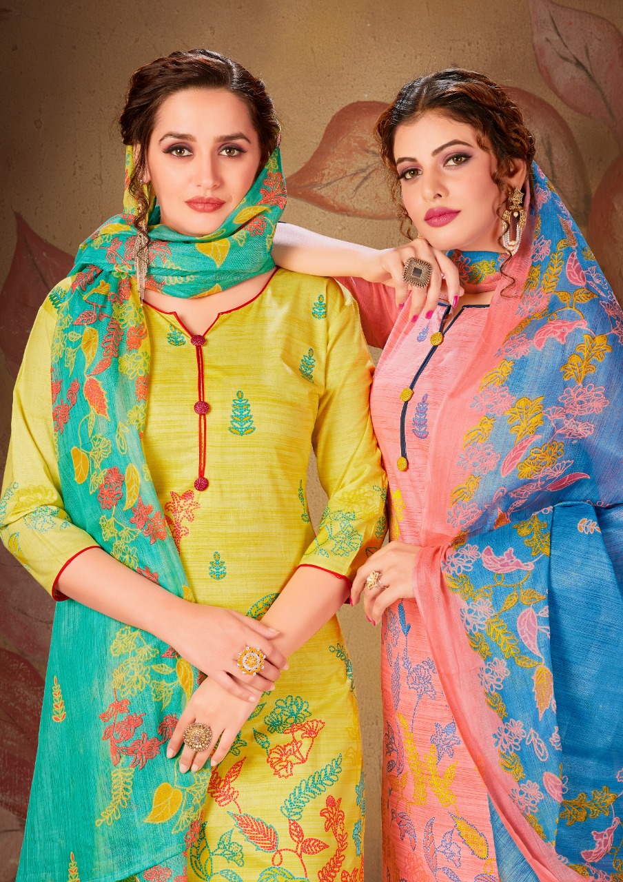 Mishri Creation Vanila Heavy Pure Cotton With Fancy Print Casual Wear Dress Material Salwar Suits Wholesale Dealer Surat