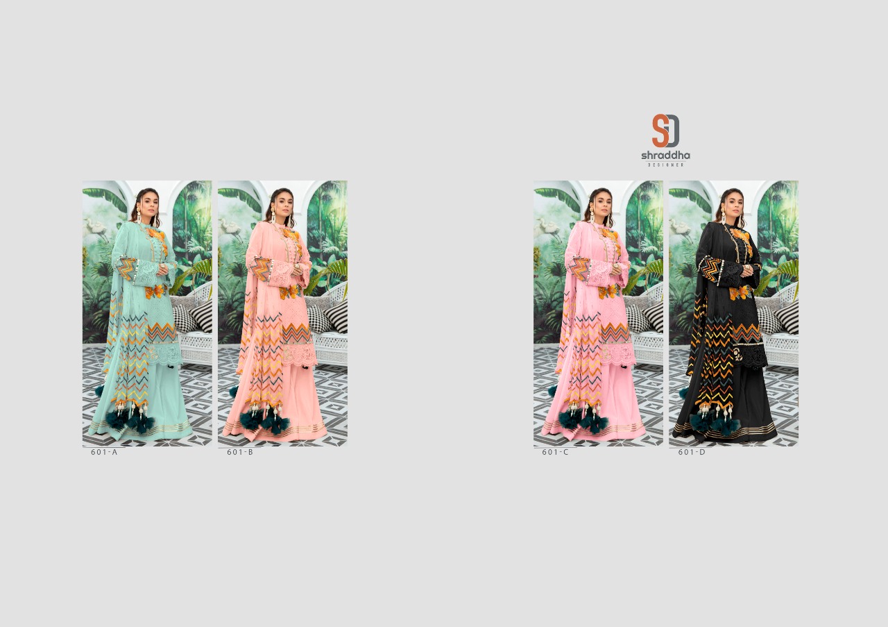 Shraddha Designer Launched Charizma Colour Edition Cambric Cotton With Chicken Embroidery Pakistani Suits Wholesaler Surat