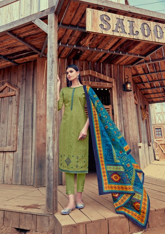 Vastu Tex Jamdani Vol 1 Pure Lawn Print With Neck Daman Work Dress Material Salwar Suits Wholesale Dealer Surat