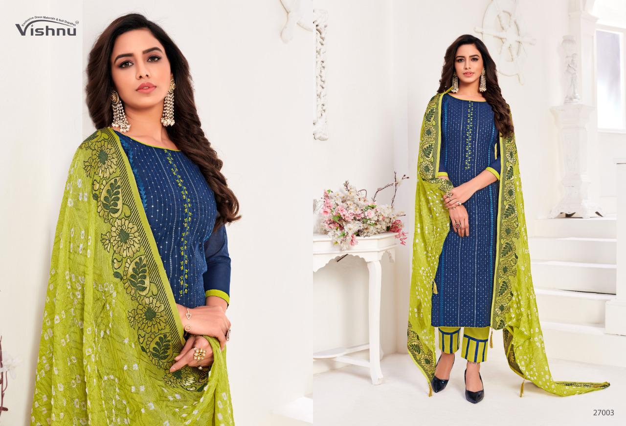 Vishnu Impex Presents Bandhej Vol 3 Modal Silk With Embroidery Work Dress Material Suits Wholesale Dealer Surat