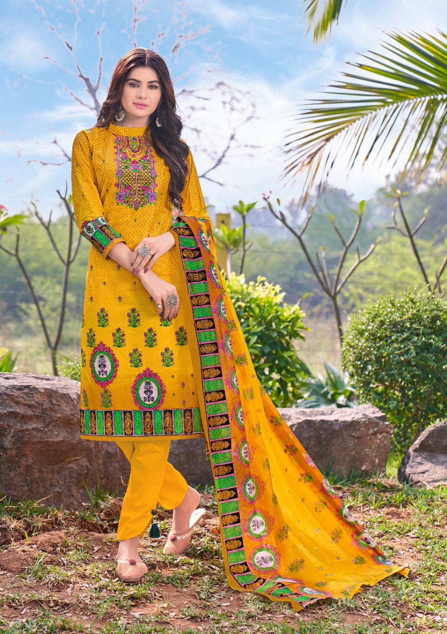 Mishri Creation Lawn Cotton Vol 6 Fabric Lawn Cotton With Karachi Style Print Salwar Suits Wholesale Dealer Surat