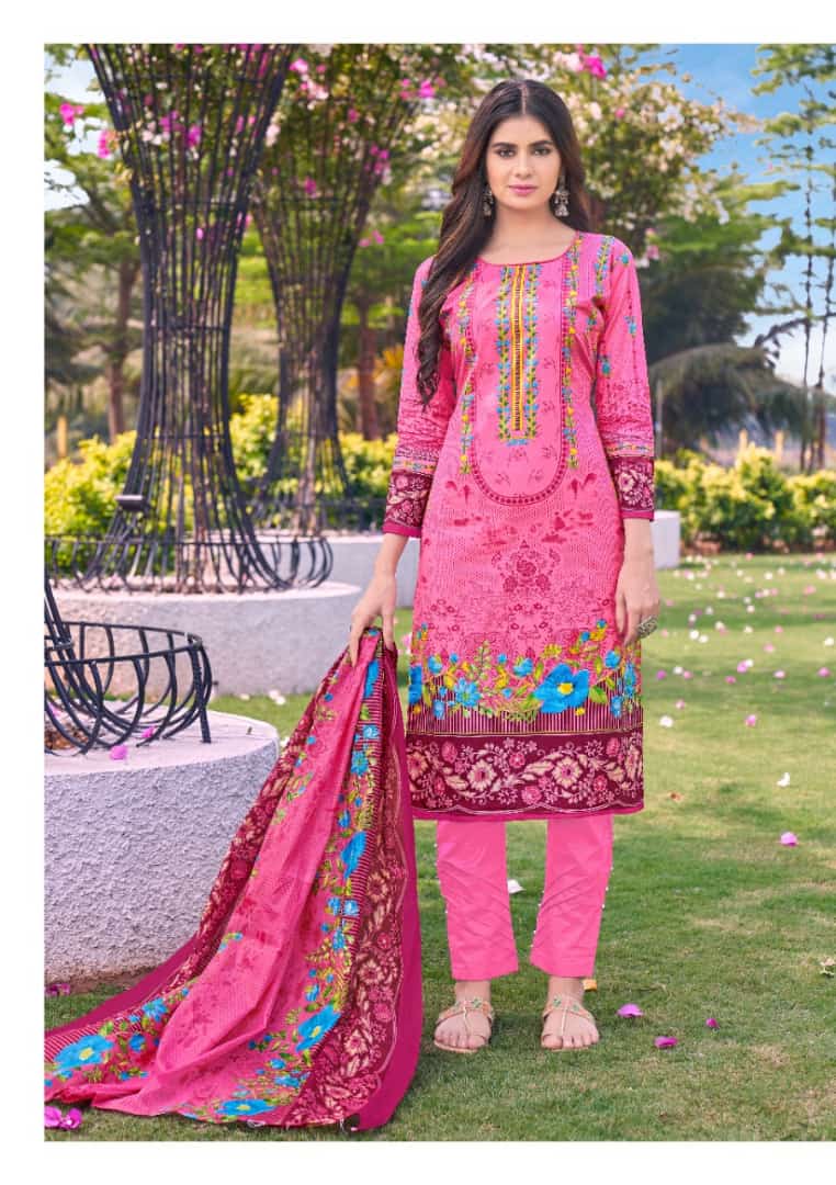 Mishri Creation Lawn Cotton Vol 6 Fabric Lawn Cotton With Karachi Style Print Salwar Suits Wholesale Dealer Surat
