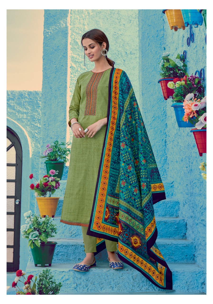 Vastu Tex Ikkat Patola Vol 2 Pure Lawn Print Neck Daman Embroidery Work Dress Material Salwar Suits Wholesale Dealer Surat