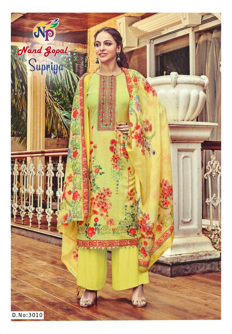Nand Gopal Supriya Vol 3 Heavy Pure Cotton With Karachi Print Dress Material Salwar Suits Wholesale Dealer Surat