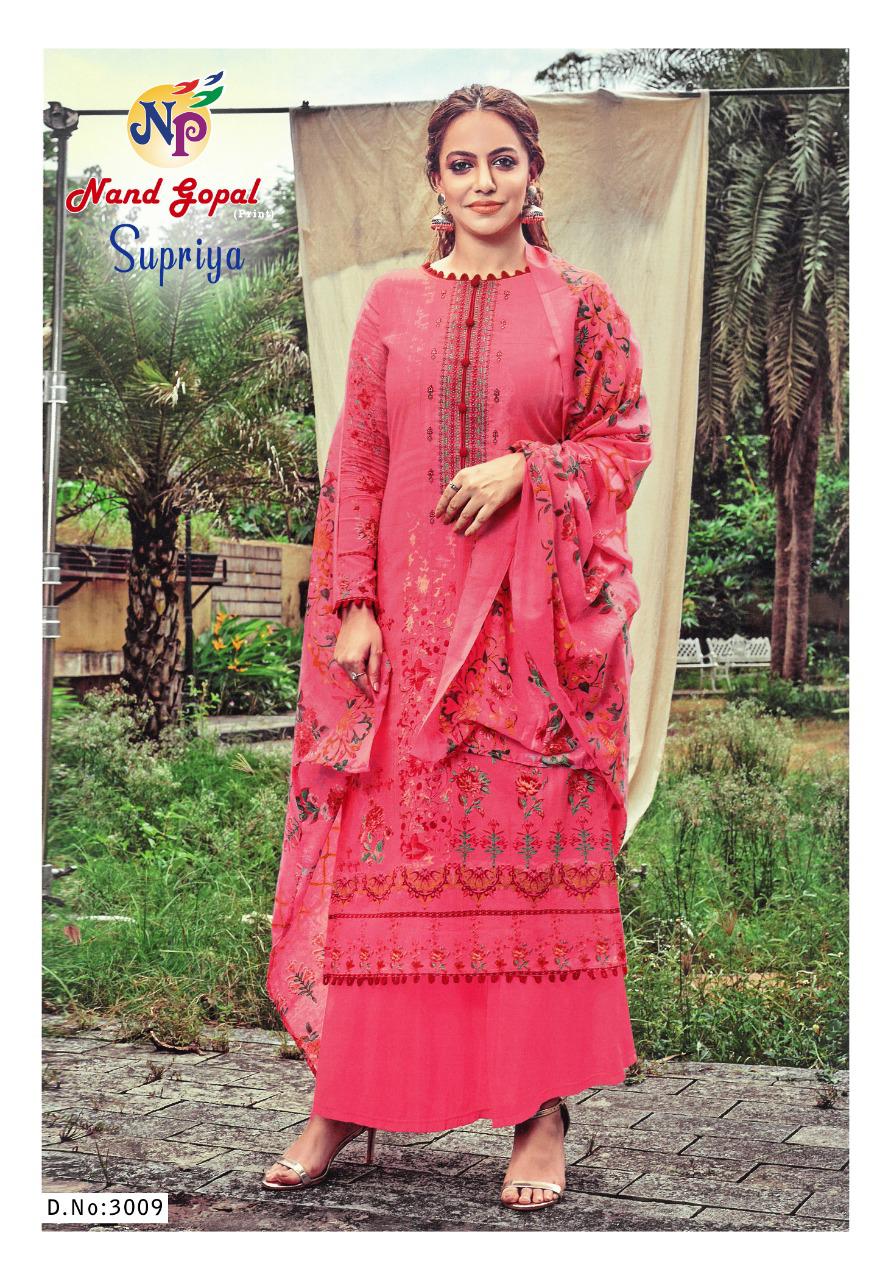 Nand Gopal Supriya Vol 3 Heavy Pure Cotton With Karachi Print Dress Material Salwar Suits Wholesale Dealer Surat