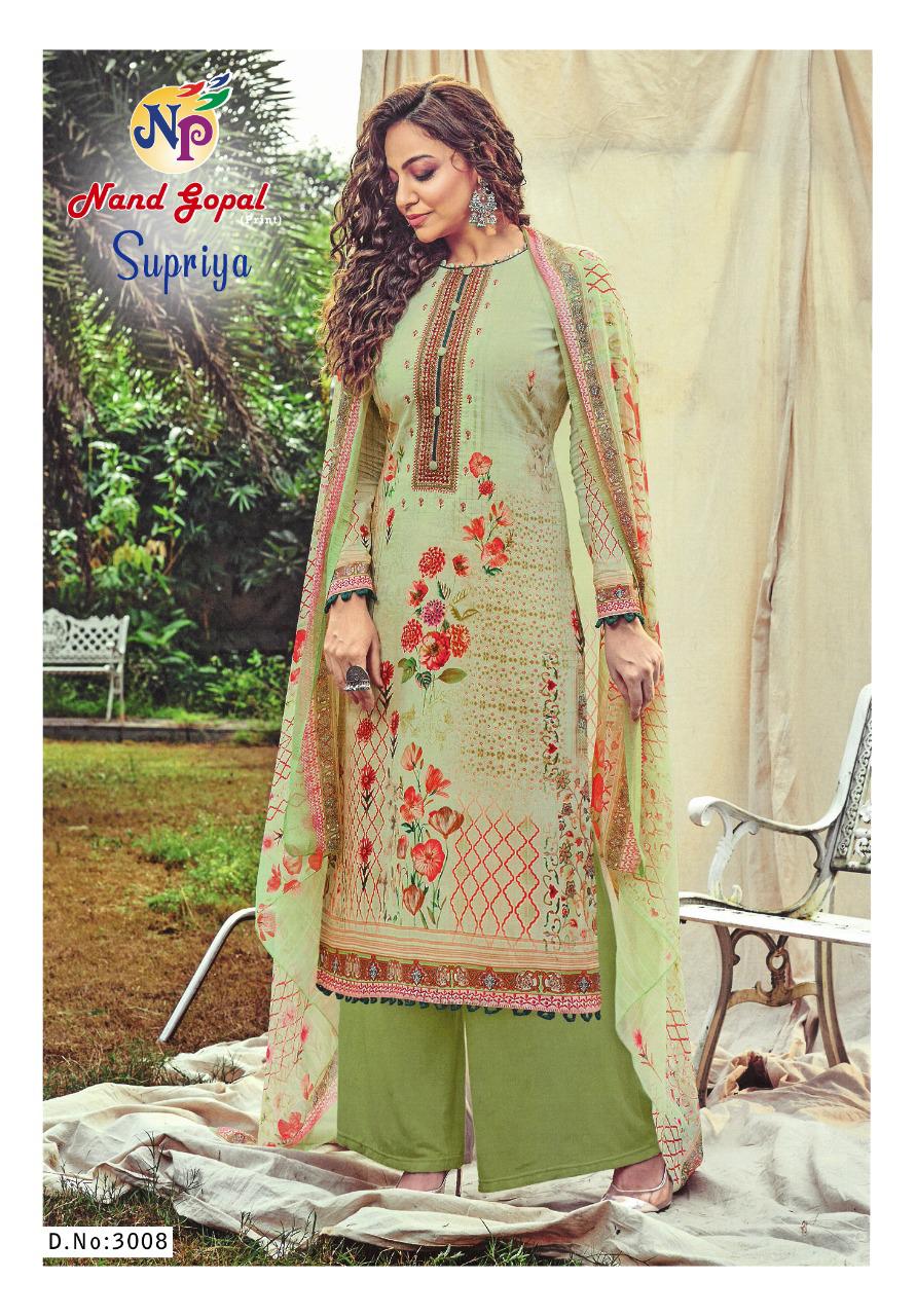 Nand Gopal Supriya Vol 3 Heavy Pure Cotton With Karachi Print Dress Material Salwar Suits Wholesale Dealer Surat