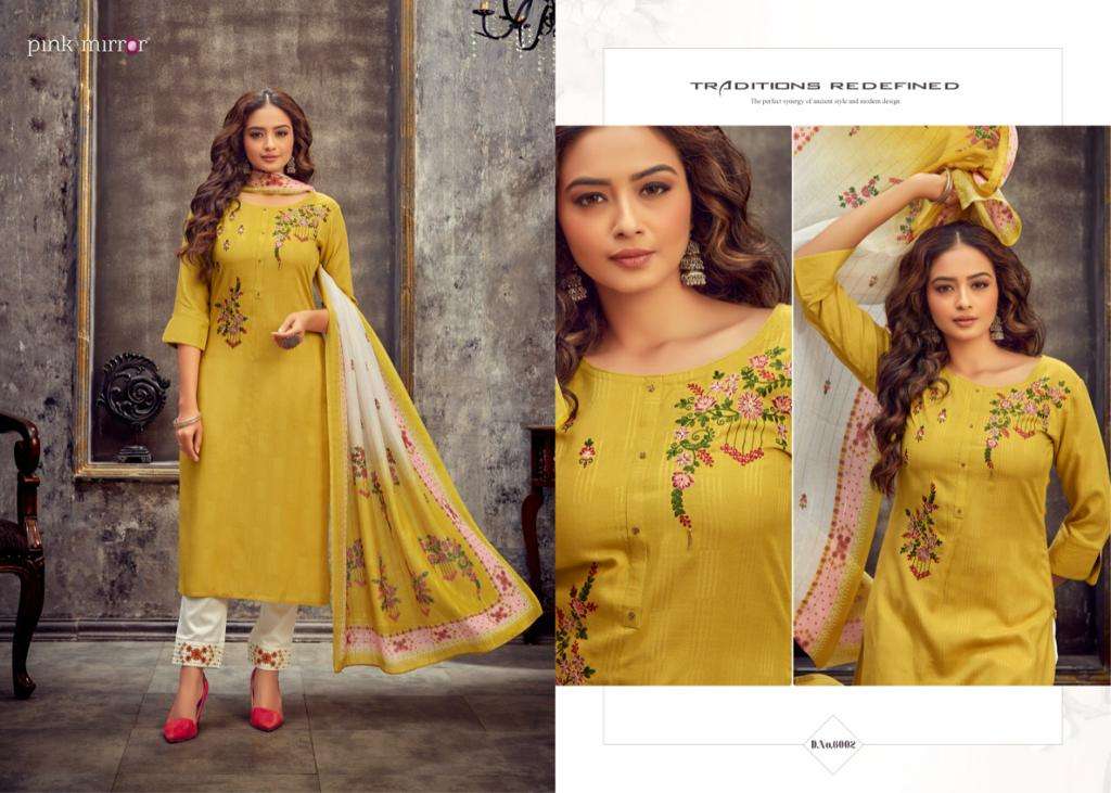 Pink Mirror Vogue Vol 6 Viscose With Fancy Embroidery Work Casual Wear Ready Made Kurtis Wholesale Dealer Surat