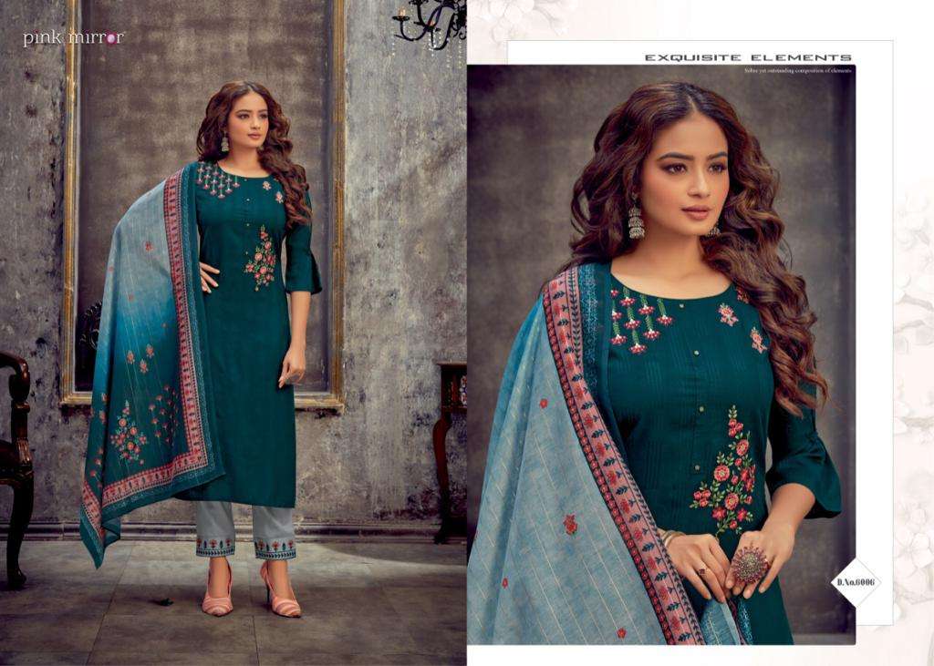 Pink Mirror Vogue Vol 6 Viscose With Fancy Embroidery Work Casual Wear Ready Made Kurtis Wholesale Dealer Surat