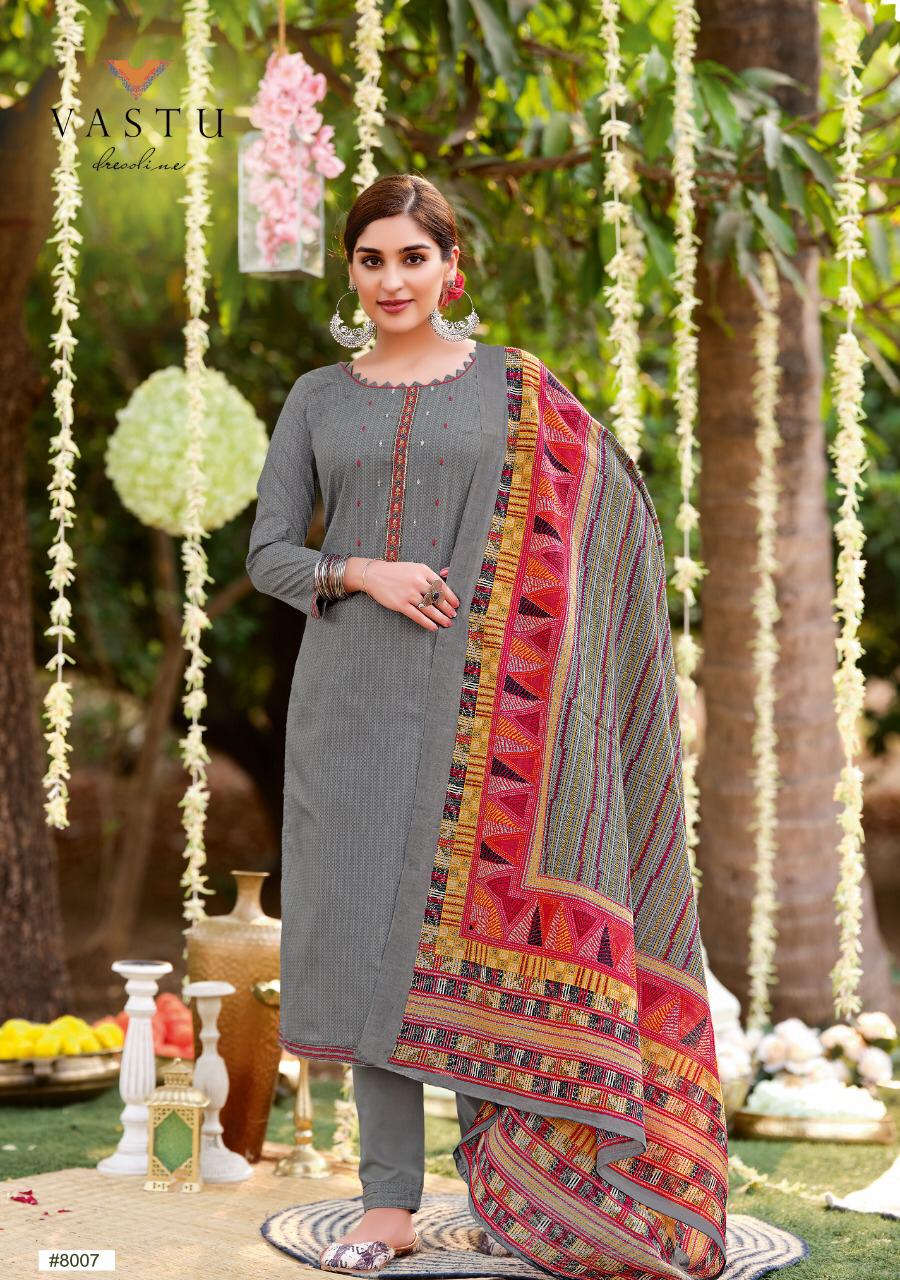 Vastu Tex Pakeezah Vol 8 Lawn Cotton Print With Exclusive Work Wedding Wear Salwar Suit Wholesale Dealer Surat