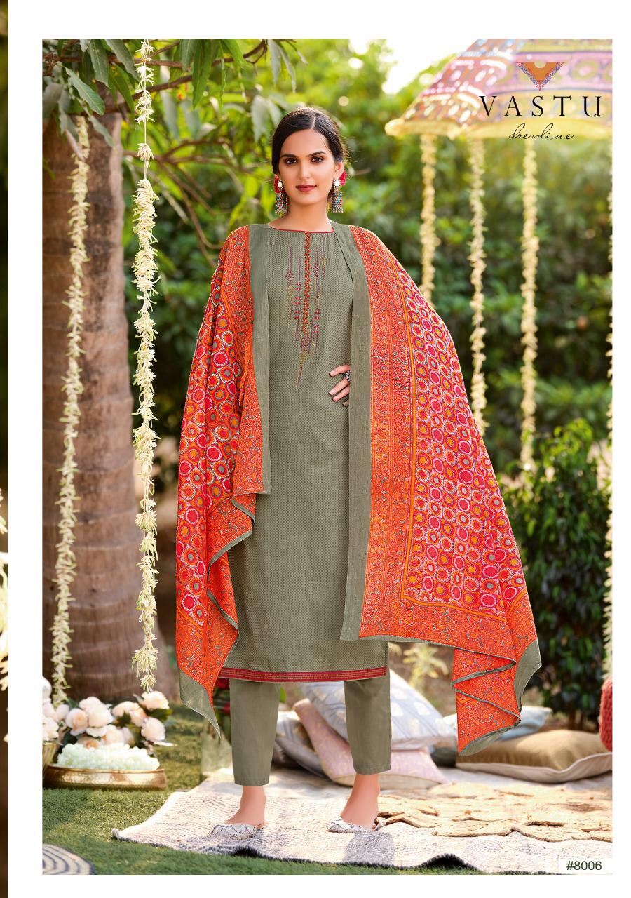 Vastu Tex Pakeezah Vol 8 Lawn Cotton Print With Exclusive Work Wedding Wear Salwar Suit Wholesale Dealer Surat