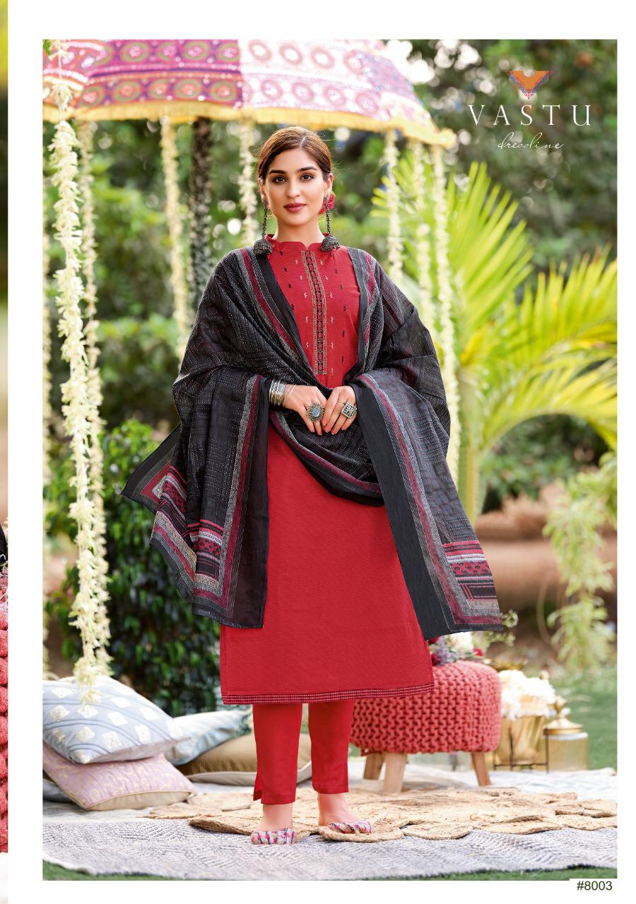 Vastu Tex Pakeezah Vol 8 Lawn Cotton Print With Exclusive Work Wedding Wear Salwar Suit Wholesale Dealer Surat