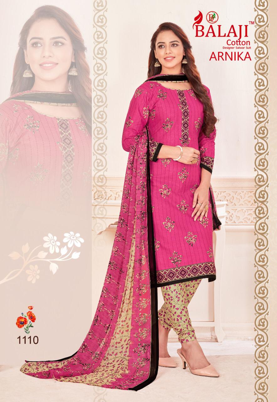 Balaji Cotton Arnika Vol 11 Pure Cotton Fancy Print Patiyala Style Dress Material Salwar Suits Wholesale Dealer Surat
