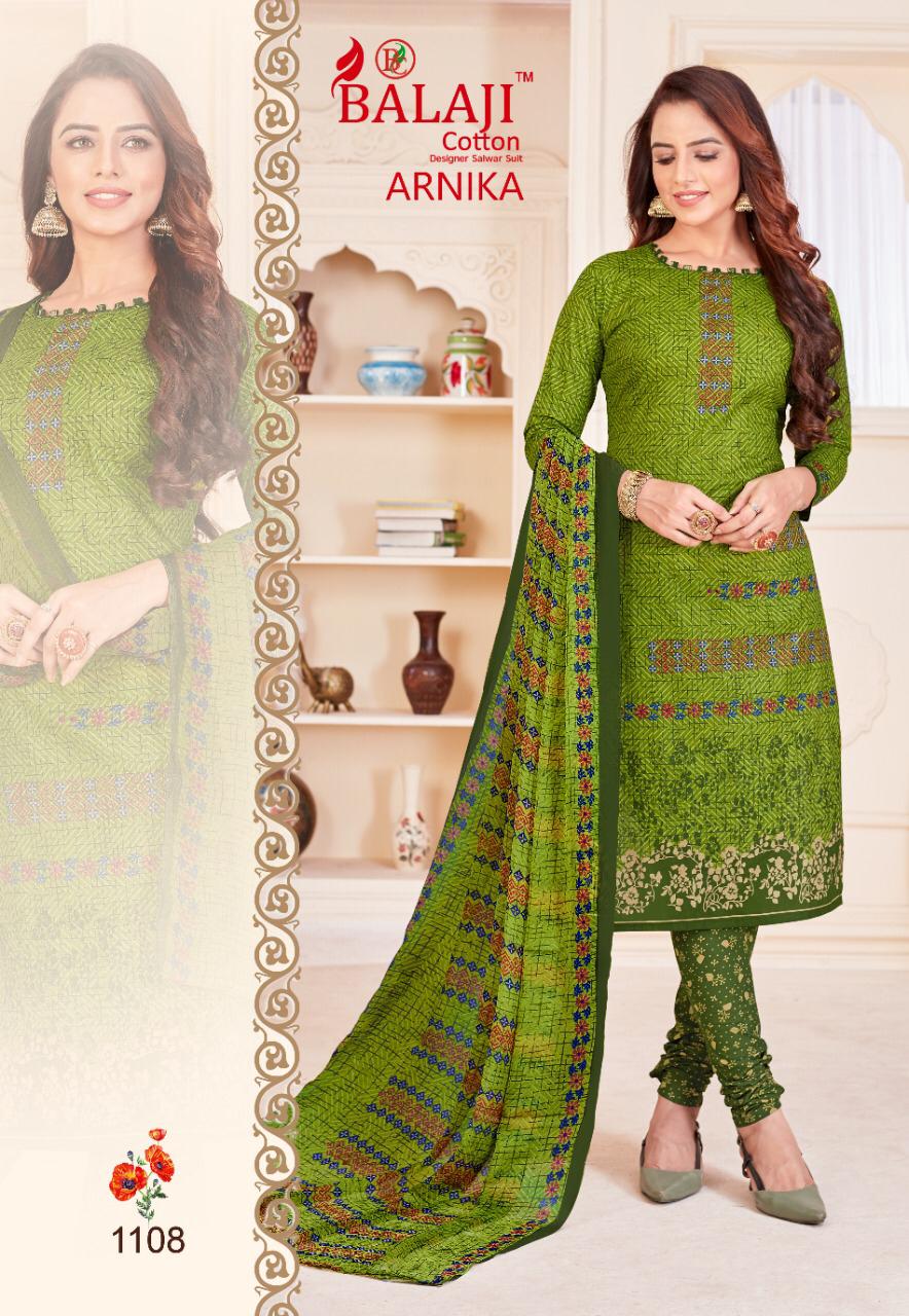 Balaji Cotton Arnika Vol 11 Pure Cotton Fancy Print Patiyala Style Dress Material Salwar Suits Wholesale Dealer Surat
