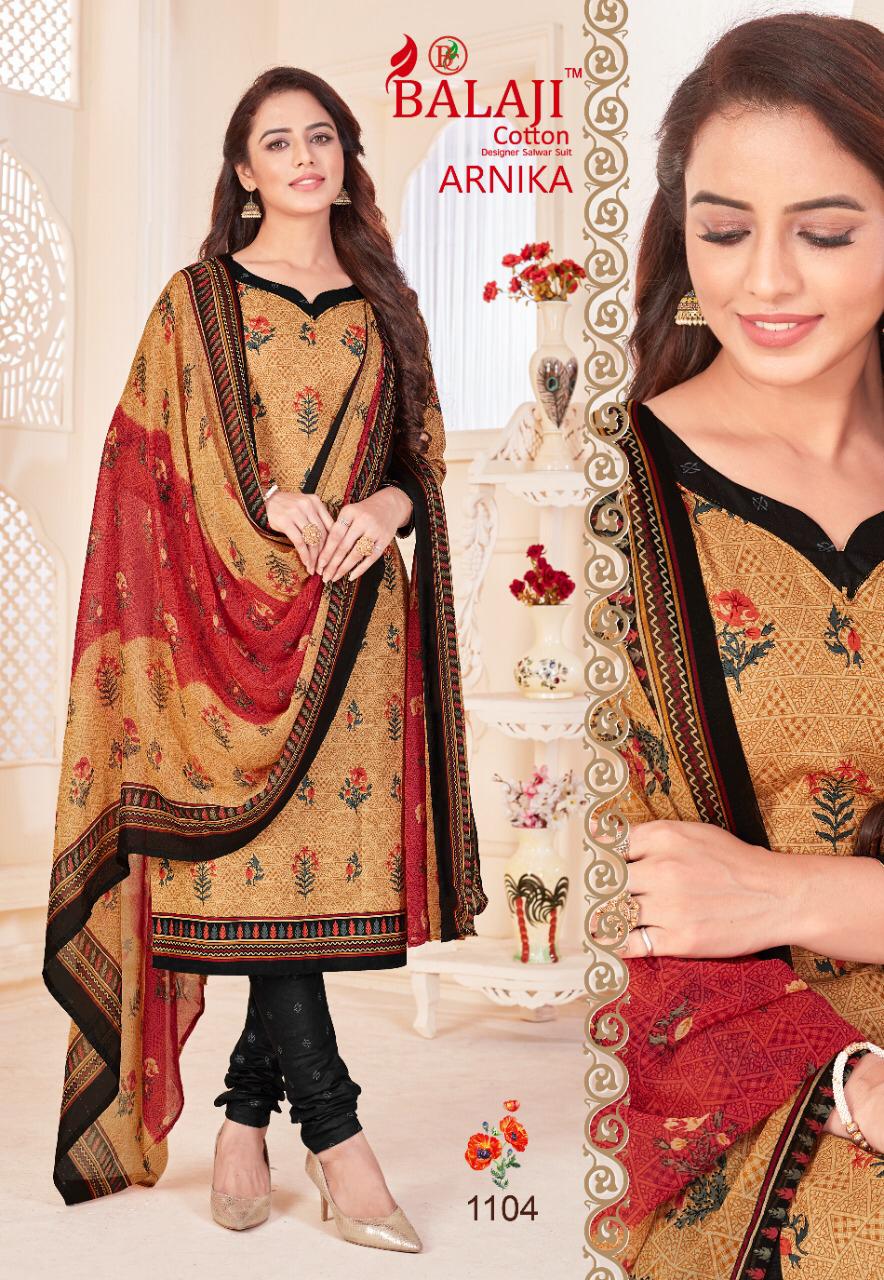 Balaji Cotton Arnika Vol 11 Pure Cotton Fancy Print Patiyala Style Dress Material Salwar Suits Wholesale Dealer Surat