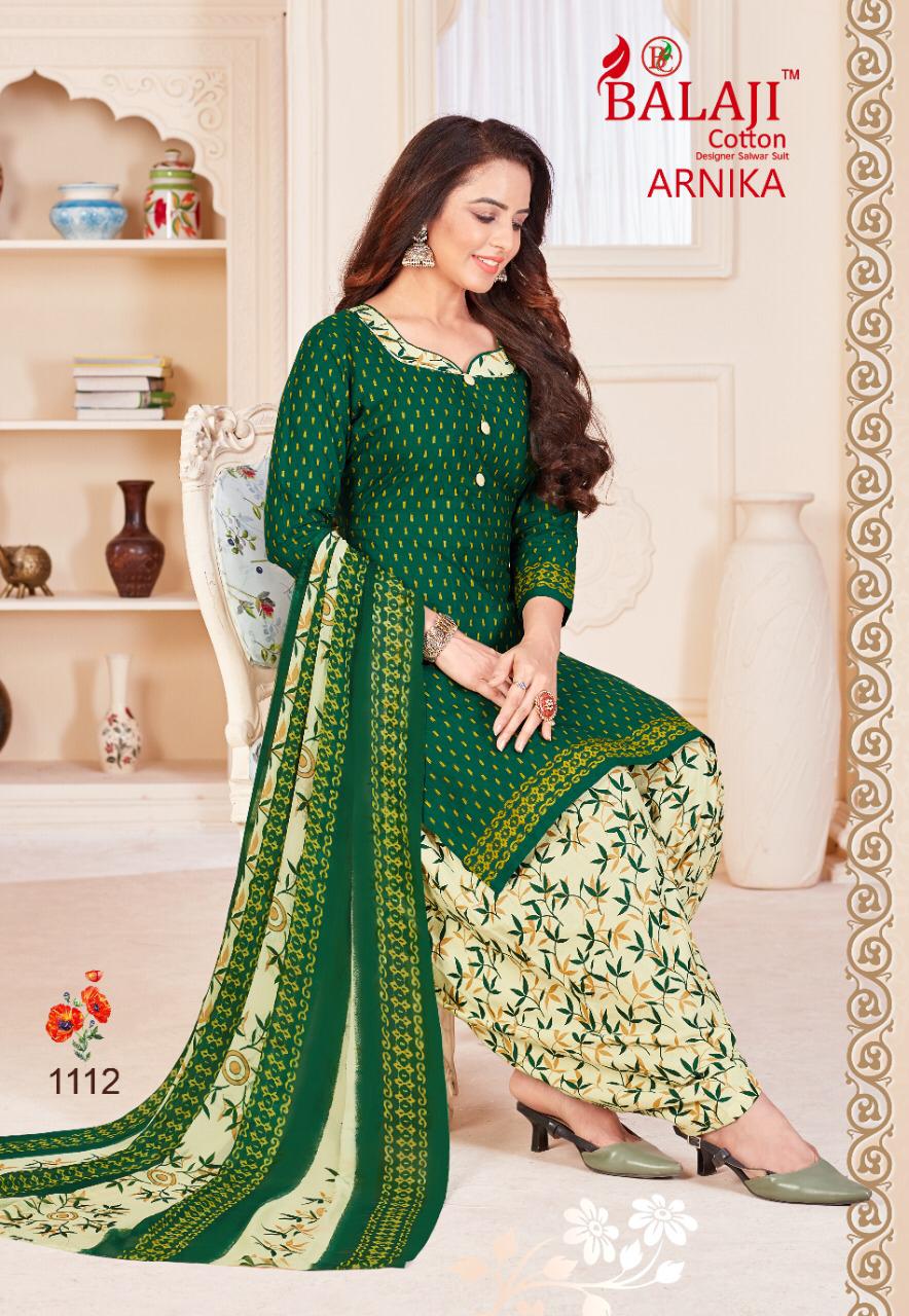 Balaji Cotton Arnika Vol 11 Pure Cotton Fancy Print Patiyala Style Dress Material Salwar Suits Wholesale Dealer Surat