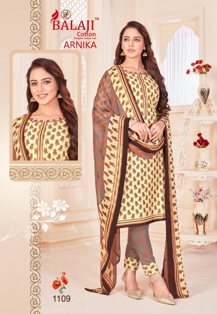 Balaji Cotton Arnika Vol 11 Pure Cotton Fancy Print Patiyala Style Dress Material Salwar Suits Wholesale Dealer Surat
